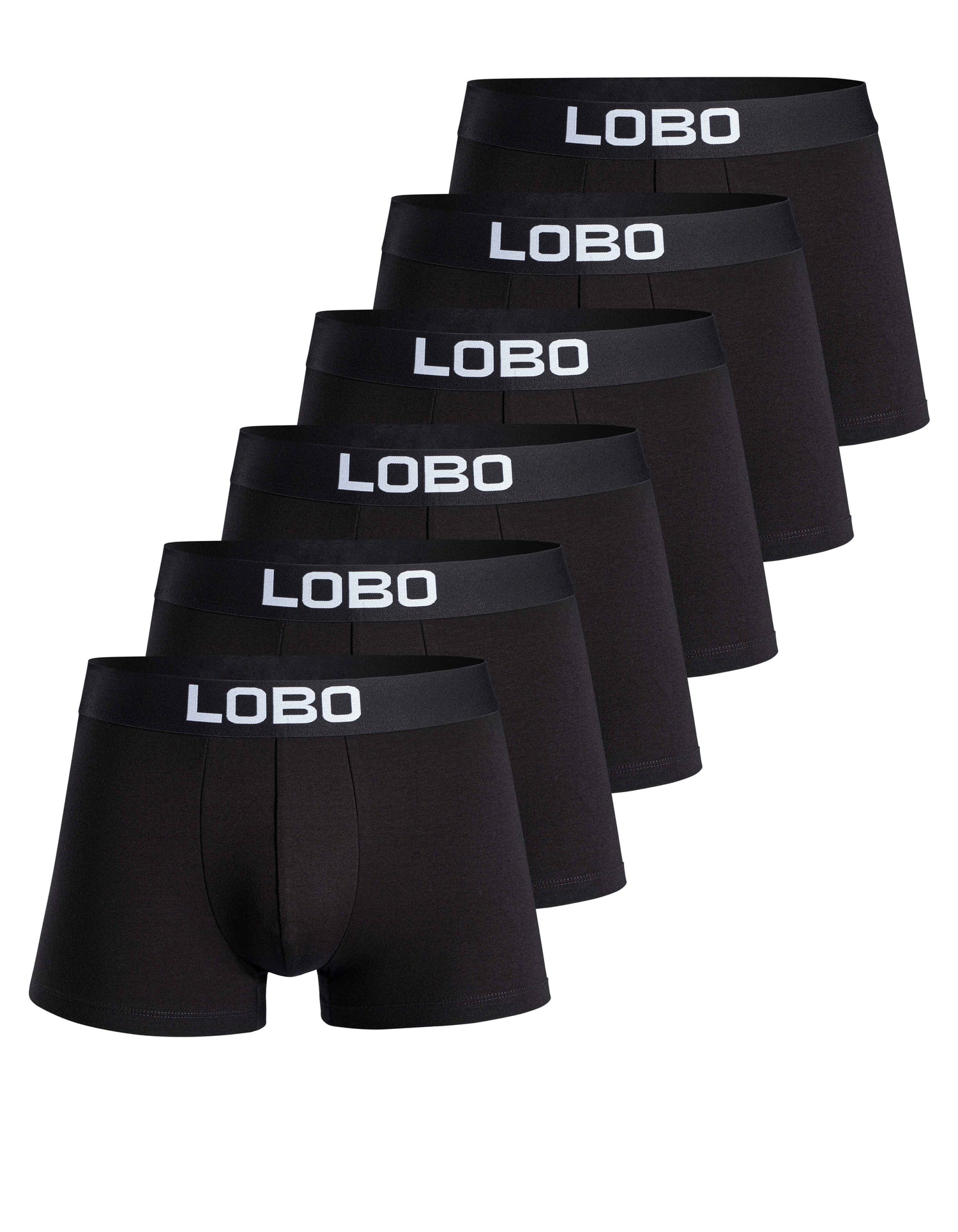 LOBO Herren Boxershorts – 6er Pack